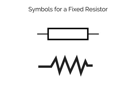 which symbol represents a resistor